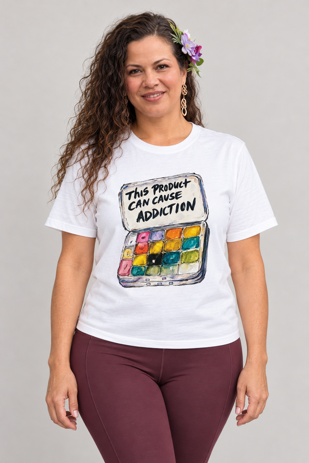 Art Addiction Palette T-Shirt |Heavyweight Unisex Crewneck T-shirt | Gildan® 5000